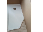 Receveur de douche, sur mesure, largeur 60 à 210 cm X 60 à 100 cm, Garantie 5 ans, résine pleine masse PN24 de couleurs, LIVRAISON RAPIDE, OFFERTE